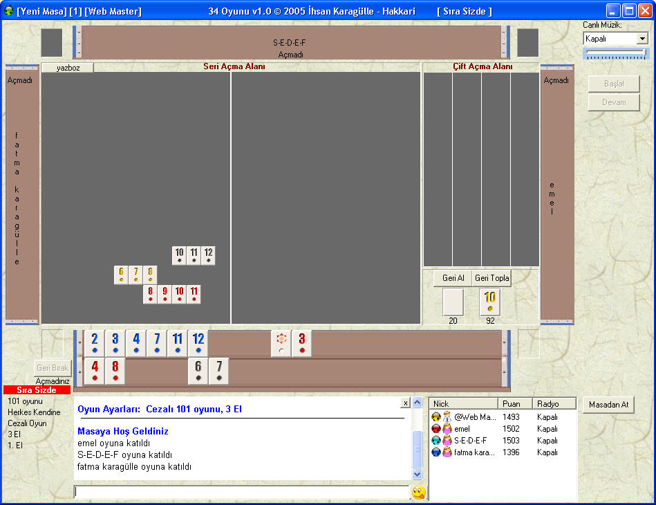 The world's first 101 program Table view