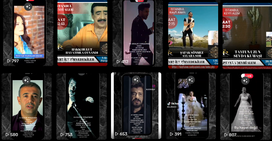 Some of the esteemed artists we have hosted